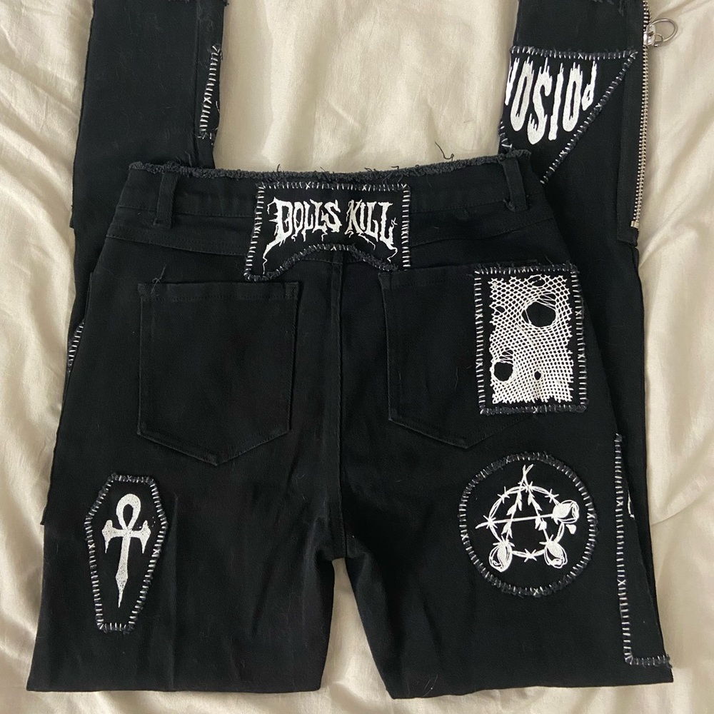 Dolls Kill Patch Jeans - image 4